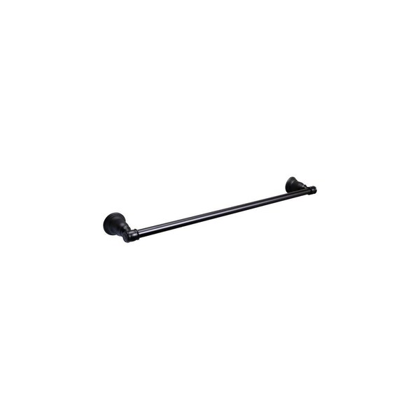 Pamex 30in X 3/4in Towel Bar Set Matte Black BC10BL-13830 - main