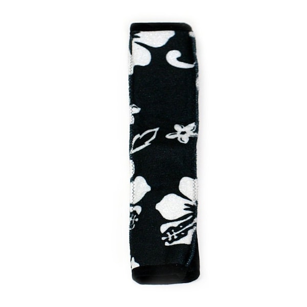 Coverking SEATBELT CUSHION DESIGNER VELOUR HAWAIIAN BLACK M2A1 - main