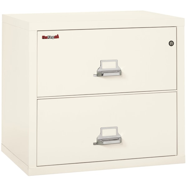 Fireking 2 Drawer, 1 Hr Fire & Impact Rated, 31" Wide Lateral Ivory White 2-3122-CIW - main
