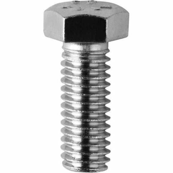 Dottie 1/4"-20 Hex Head Tap Bolt, Zinc Plated Steel, 1-1/2 in L, 100 PK MB14112 - main