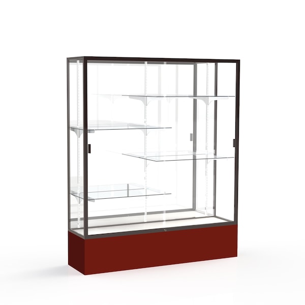 Ghent Spirit Floor Display Case 60x72x16, Mirror, Bronze 375MB-BZ-MN - main