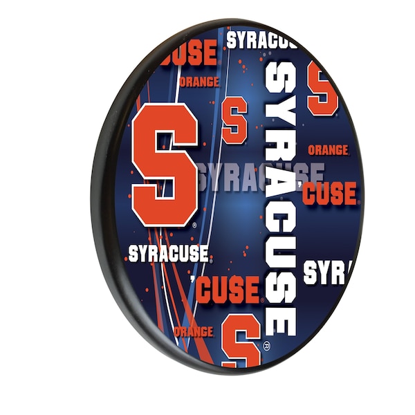 Holland Bar Stool Co Syracuse University 13" Solid Wood Sign WSgnPBlkSyrcse - main