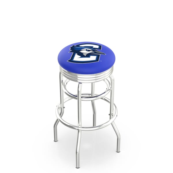 Holland Bar Stool Co 30" Chrome 2-Ring Creighton Swivel Bar Stool, Accent Ring L7C3C30Crghtn - main