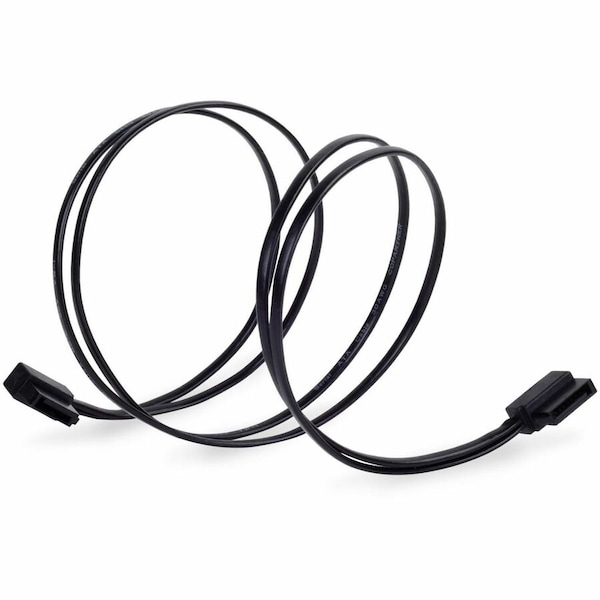 Silverstone 500mm SATA to SATA Cable- Black CP11B-500 - main