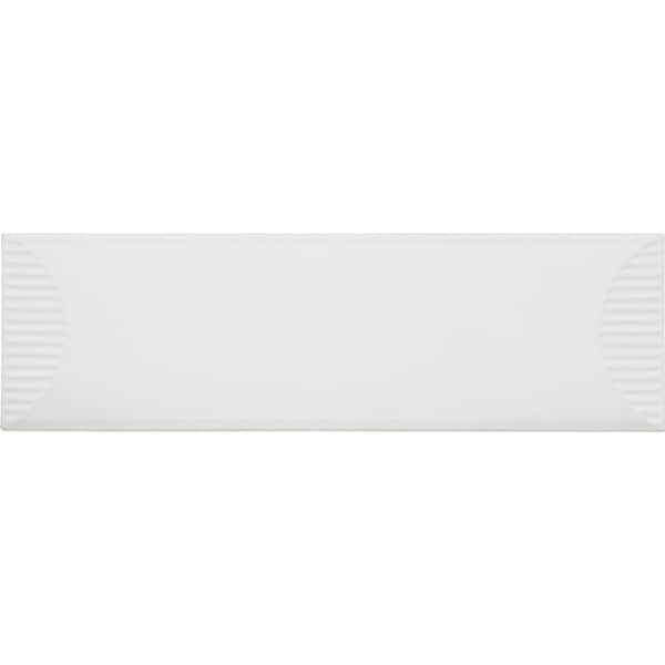 Daltile Stencil 4in x 12in Glazed Porcelain Half Moon Wall Tile 5.81 SQFT Per Carton, 20PK SC32RCT412HFMMT - main