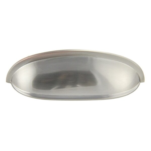 Pride Industrial 4-1/2in Bin Cabinet Pull with 3in Center to Center Satin Nickel Finish P80753SN - main