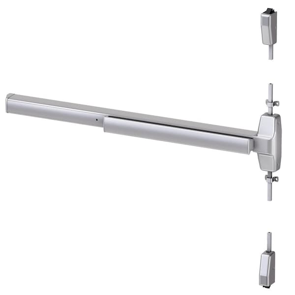 Von Duprin Grade 1 Surface Vertical Rod Exit Device, Wide Stile Pushpad, 48in Device, Exit Only, Less QEL7827EO 4 626 - main
