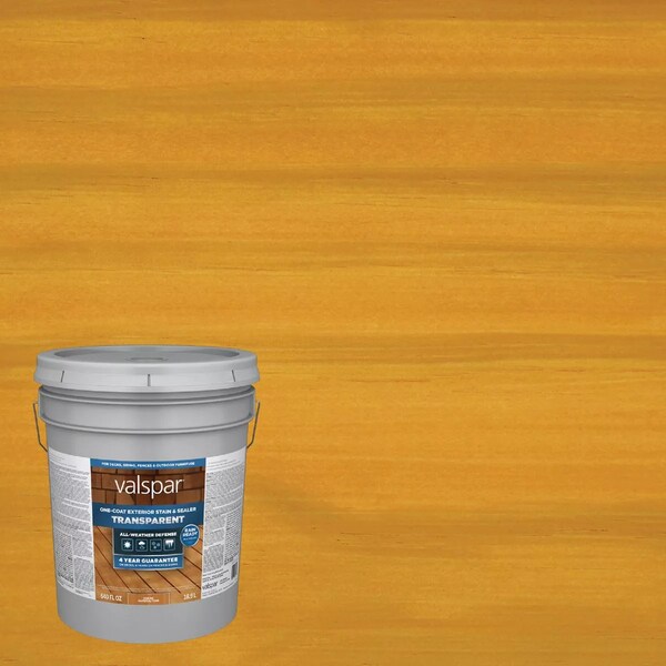 Valspar Transparent Deck Stain Cedar Natural Tone 5 Gal. VL1028076-20 - main