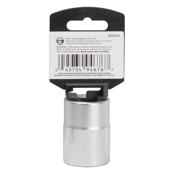 Vulcan Drive Socket, 26 mm Socket, 34 in Drive, 12Point, Chrome Vanadium Steel, Chrome MT-SM6026 - main