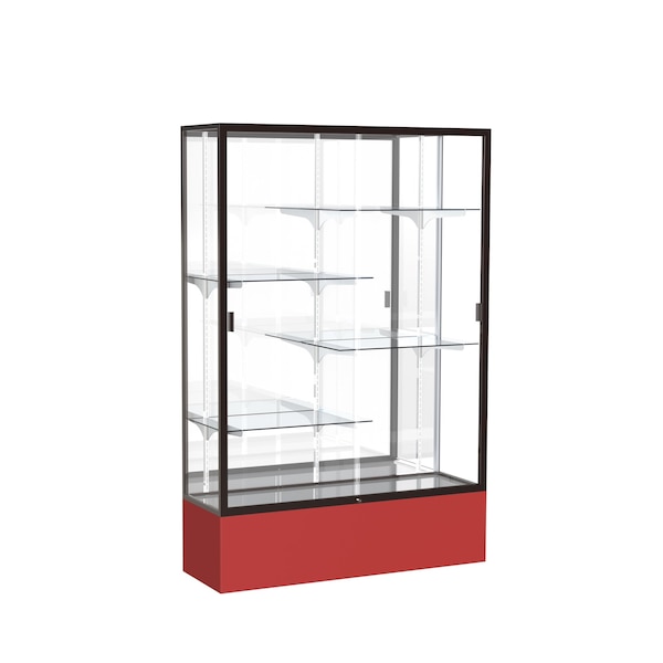 Ghent Spirit Floor Display Case 48x72x16, Mirror, Bronze 374MB-BZ-RD - main