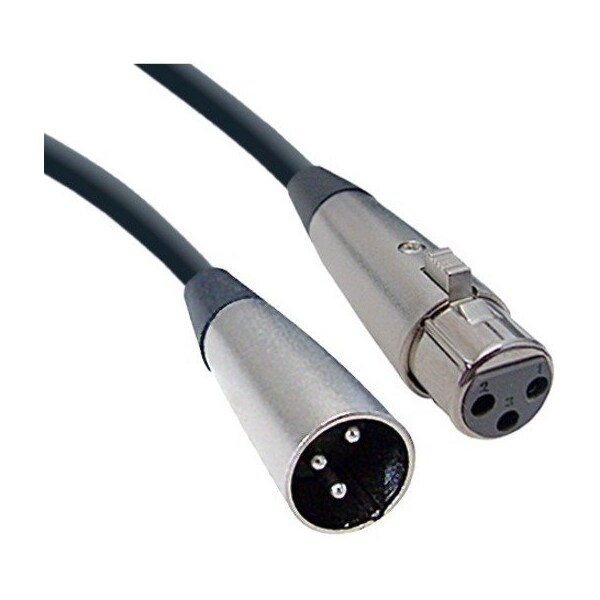 Cable Wholesale XLR Audio Extension Cable, balanced, XLR Male to XLR Female, 15 foot 10XR-01215 - main