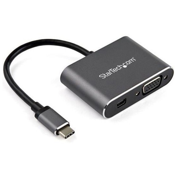Startech.Com 2-IN-1 USB-C MULTIPORT VIDEO ADAPTER W/ MINI DISPLAYPORT 1.2 OR VGA - USB-C TO 4 CDP2MDPVGA - main