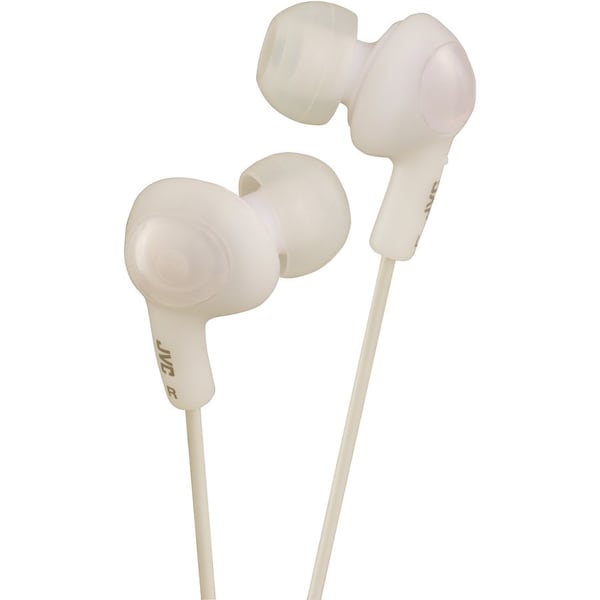 Jvc Gumy Plus Inner-Ear Earbuds (White) HAFX5W - main