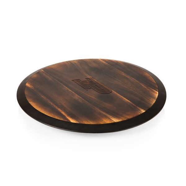 Picnic Time Family Of Brands Purdue Boilermakers - Lazy Susan Serving Tray, Fire Acacia Wood 827-18-513-513-0 - main