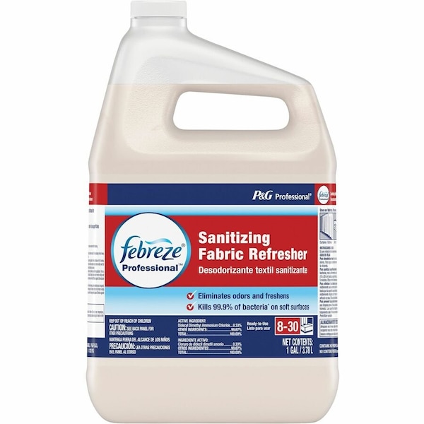 Proctgambl Febreze, PROFESSIONAL SANITIZING FABRIC REFRESHER, LIGHT SCENT, 1 GAL, READY TO USE, 3PK 72136 - main