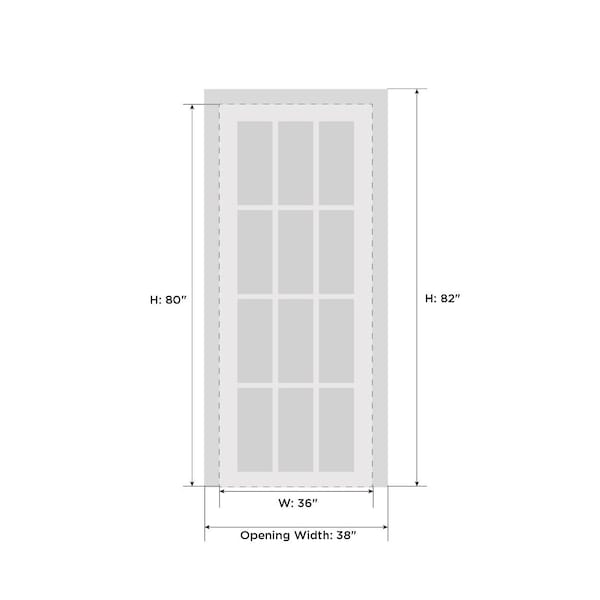 Sartodoors Modern Wood Interior Door with Hardware, Planum 0020 White Silk, Single Panel Frame Trims, Bathroom PLANUM0020ID-WS-36 - main