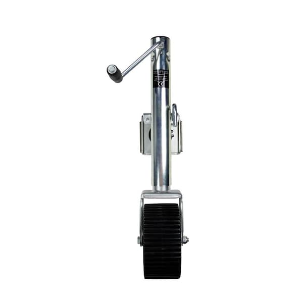Powerwinch Utility Series Jack - 1500lb, Weld-On, Single Wheel Wide, Zinc 21500-J-1500-W1W-Z-R - main