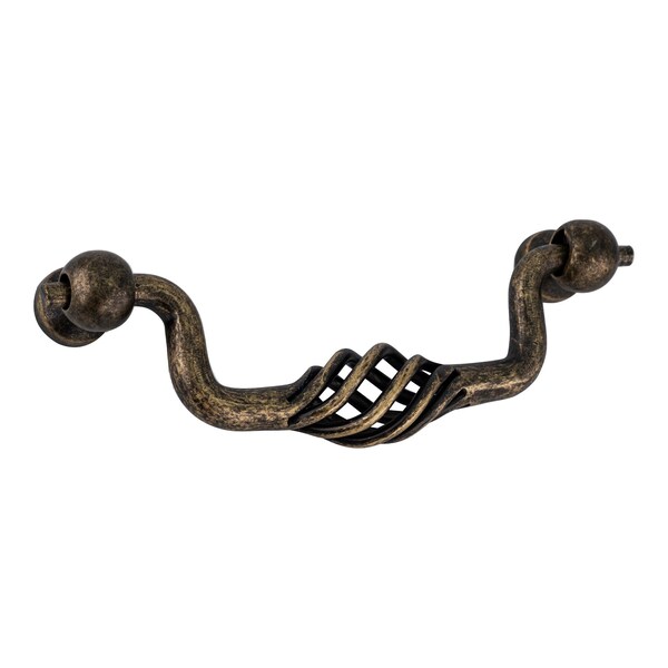 Brixwell Birdcage Cabinet Pull For Kitchen And Cabinets Hardware Weathered Brass BXB32391R2 - main