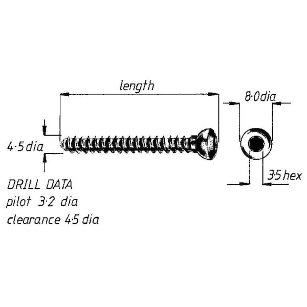 Jorgensen Laboratories Cancellous Lag Screw 4.0mmx16mm L J0425D - main