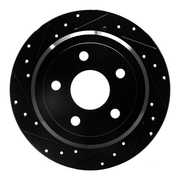 Dynamic Friction Co DFC Brake Rotor - Drilled and Slotted - Black 633-42029L - main