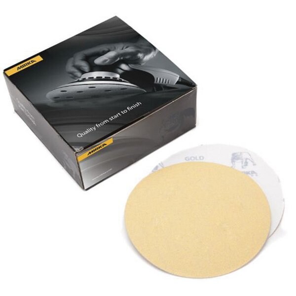 Mirka Abrasives 23631180 23 Series Semi-Open Coated Grip-On Sanding Disc, 8 in, P180 Grit, Aluminum Oxide-50 pieces 23-631-180 - main