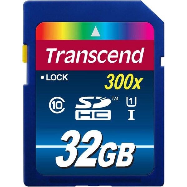 Transcend Information Transcend 32 GB Class 10/UHS-I SDHC - 1 - Lifetime Warranty TS32GSDU1 - main