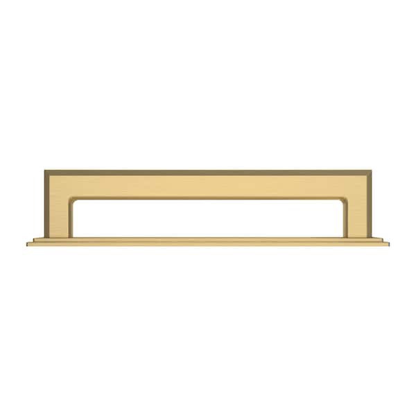 Baldwin Cabinet Backplates Lifetime Satin Brass 4941044 - main