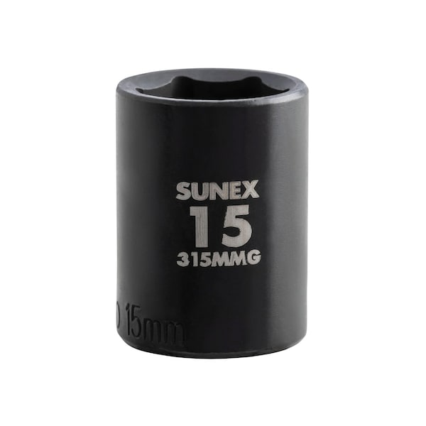 Sunex 3/8 in Drive 15Mm Magnetic Impact Socket 315MMG - main