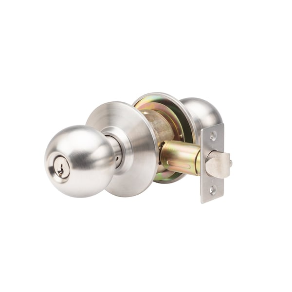 Trans Atlantic Co. SVB Series Standard-Duty Commercial Cylindrical Knob, Grade 2 Entry in Stainless Steel DL-SVB53-US32D - main