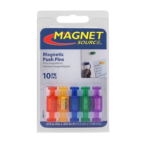 Magnet Source Magnet Push Pins 10Pc 08013 - main