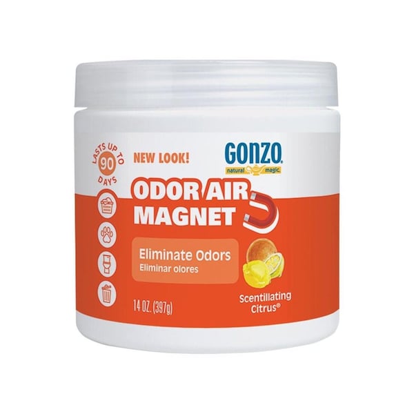 Gonzo Odor Absorber Natural Magic Citrus Scent 14 oz Gel 4119E - main