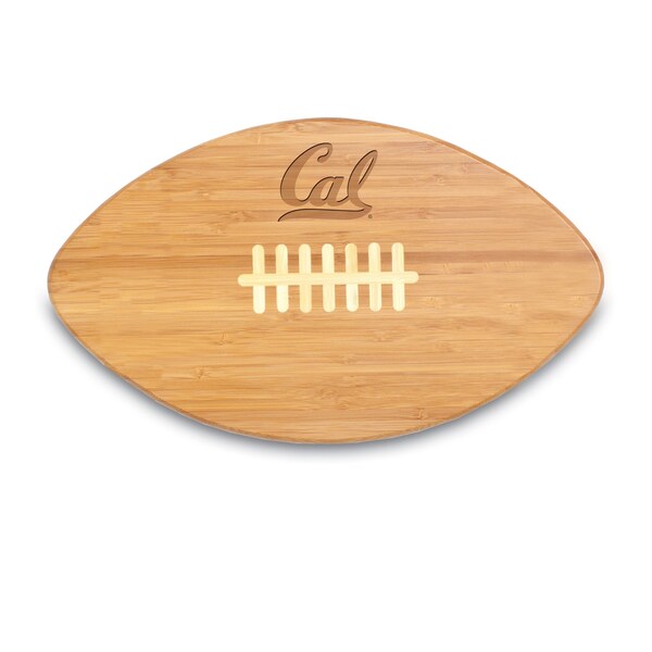 Picnic Time Family Of Brands NCAA Cal Bears Touchdown! Football Cheese Board - Novelty Charcuterie Board 896-00-505-073-0 - main