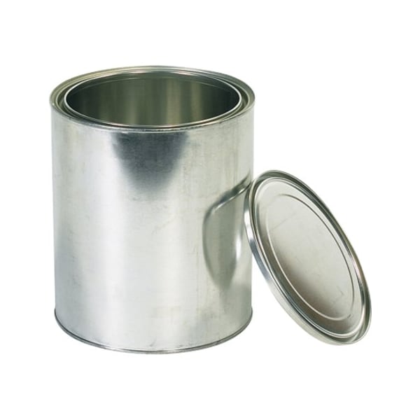 Box Packaging Global Industrial Metal Paint Cans 1 Gal. Silver 36/Pack HAZ1072 - main