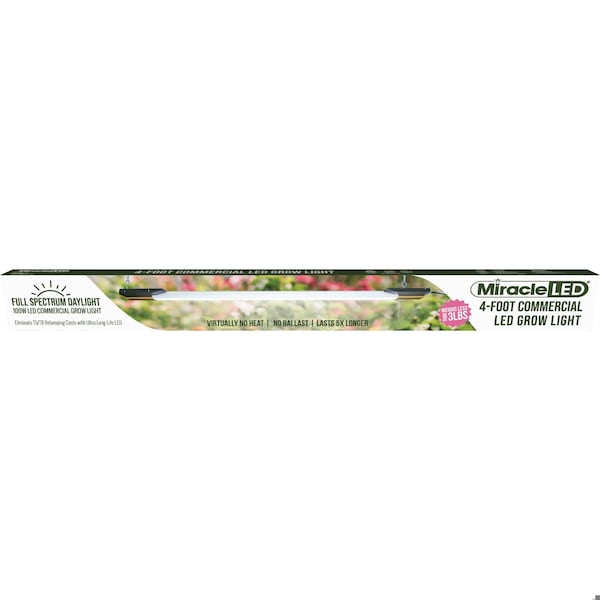 Miracle Led 4-Foot 100W Full Spectrum Grow Light for Pet Greens 803406 - main