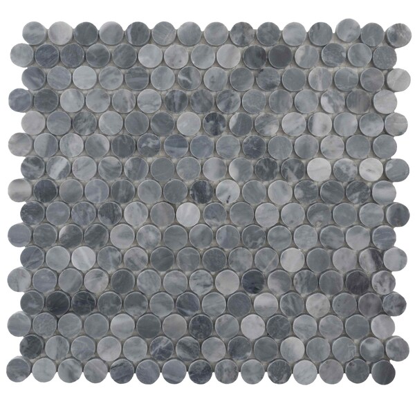 Apollo Tile 11x12 Bardiglio Nuvolato Marble Polished Floor and Wall Mosaic Tile 4.83 sqft/case, 5PK APLSE88P02PA - main