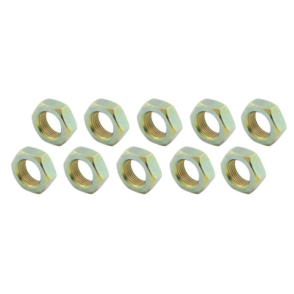 Allstar Performance 0.43-20 in. Left Hand Steel Jam Nuts, 10PK ALL18257-10 - main