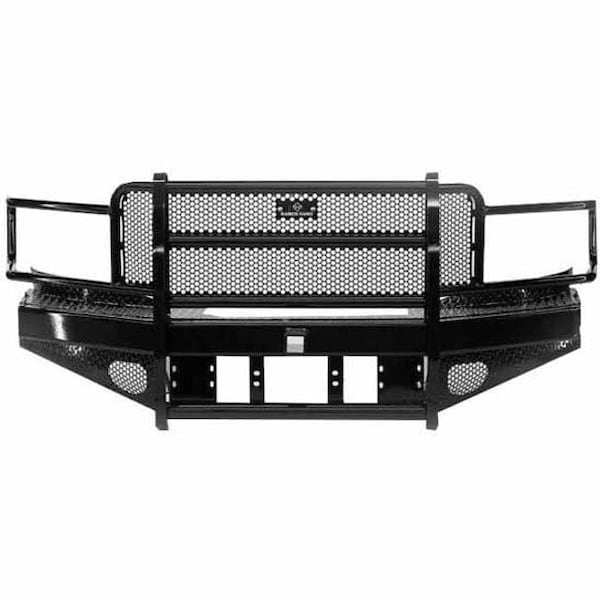 Ilc Repl. For Ford F-450 Super Duty Year 2012 Summit Black Steel Bullnose Front Bumper 12 Gauge Wh WZ-ECWQ-E - main