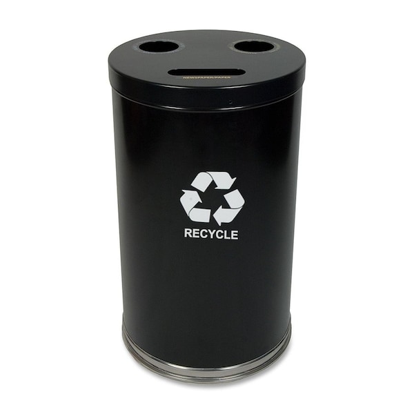 Witt Industries 34.5 gal Round Black, Metal 18RTBK - main