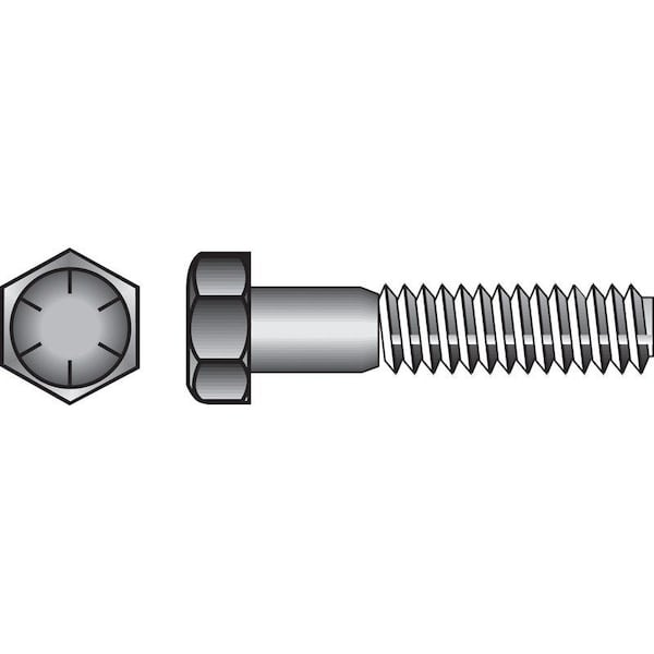 Hillman 9/16 in. D X 1-1/2 in. L Heat Treated Steel Hex Head Cap Screw, 25PK 220286 - main