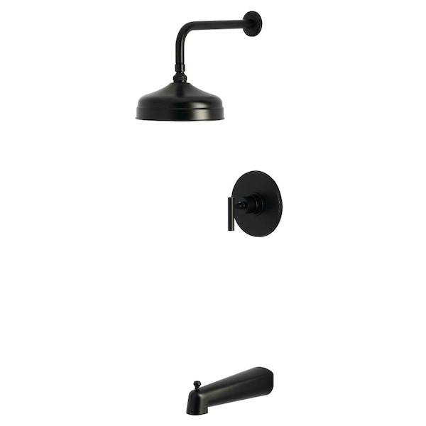 Kingston Brass Single-Handle Pressure Balanced Tub and Shower Faucet, Matte Black KB6330CML - main