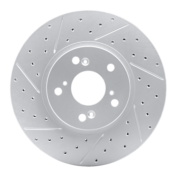 Dynamic Friction Co DFC Geoperformance Rotor - Drilled and Slotted 830-59043L - main