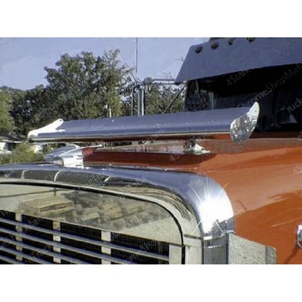 Ilc Replacement For Kenworth W900L Year 2012 Stainless Steel Hood Wing 9 X 42 In WZ-EFJ2-X - main