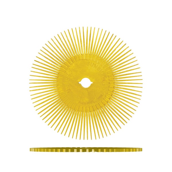 Dedeco SUNBURST 4'' TS DISCS YELLOW 80 GRIT (A/O), 50PK 2473 - main