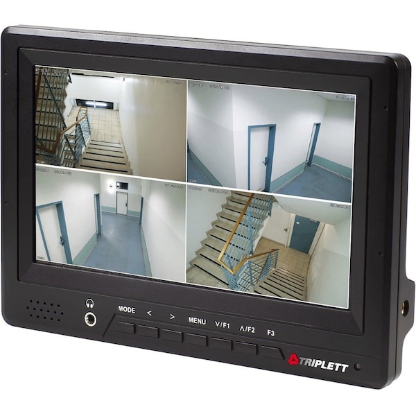 Triplett HD 4K CCTV Monitor, TFT LCD, 7" Screen Sze HDCM-4K - main
