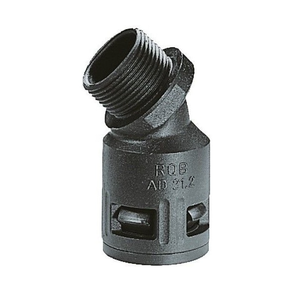 Flexa Gmbh RQB1 45-M OD 28.5 Thread M32 x 1.5 IP 66 45 Deg Grey 5101.028.032 - main