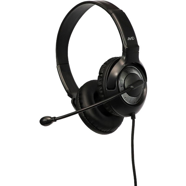 Ergoguys AVID AE-55 BLACK & SILVER HEADSET 3.5MM PLUG 2AE55KL - main