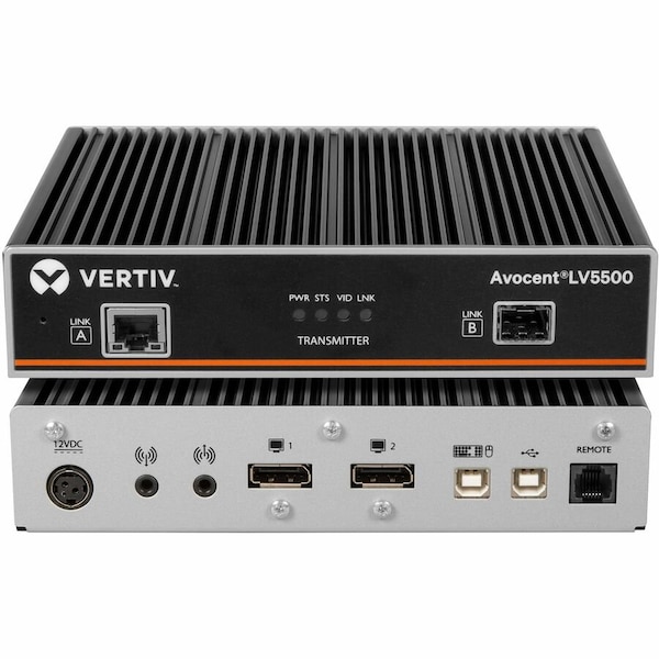 Vertiv AVOCENT LONGVIEW 5500 HIGH-PERFORMANCE KVM EXTENDER, TRANSMITTER, SINGLE HE LV5500T-400 - main