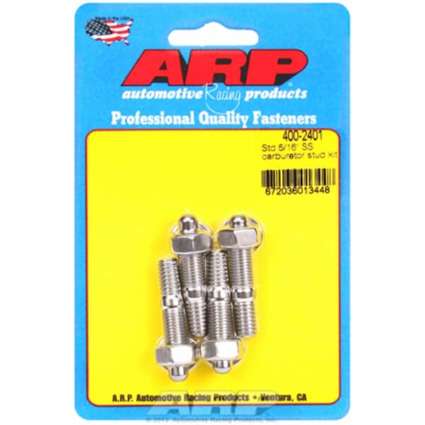 Arp 4002401 Standard Stainless Steel Hex Carburetor Stud Kit A14-4002401 - main