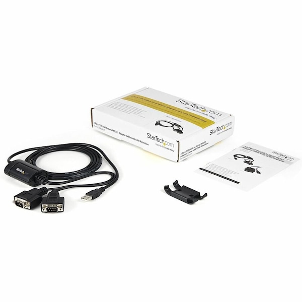 Startech.Com FTDI USB TO SERIAL ADAPTER CABLE W COM ICUSB2322F - main