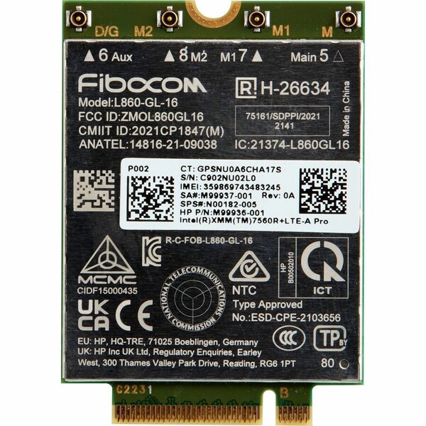 Hp 4G LTE-AP WWAN AM5R3AA - main